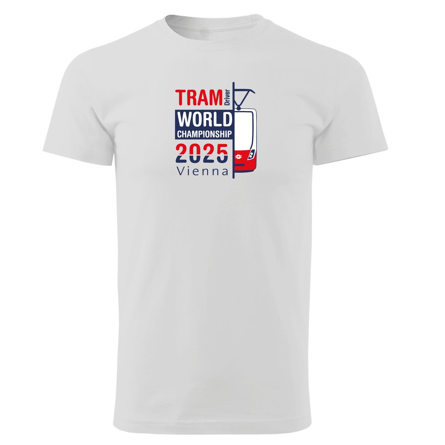Tram-WM Vienna 2025 | Unisex Basic T-Shirt grey