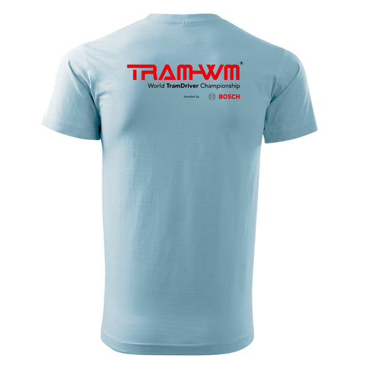 Tram-WM | Unisex Basic T-Shirt ice blue