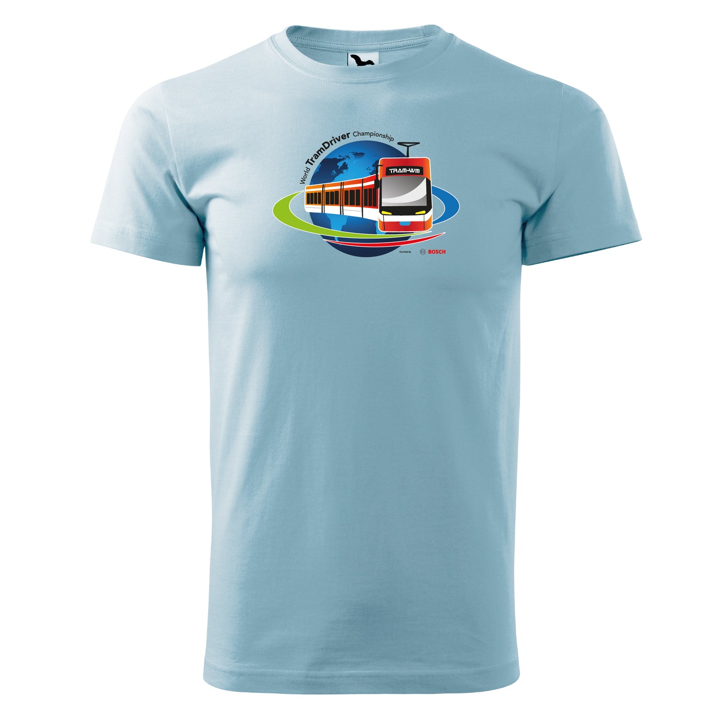 Tram-WM | Unisex Basic T-Shirt ice blue