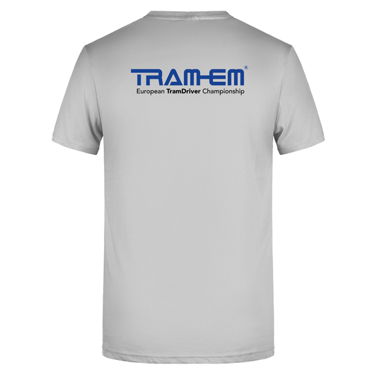 Tram-EM Warschau 2026 | Unisex Basic T-Shirt in pacific grey