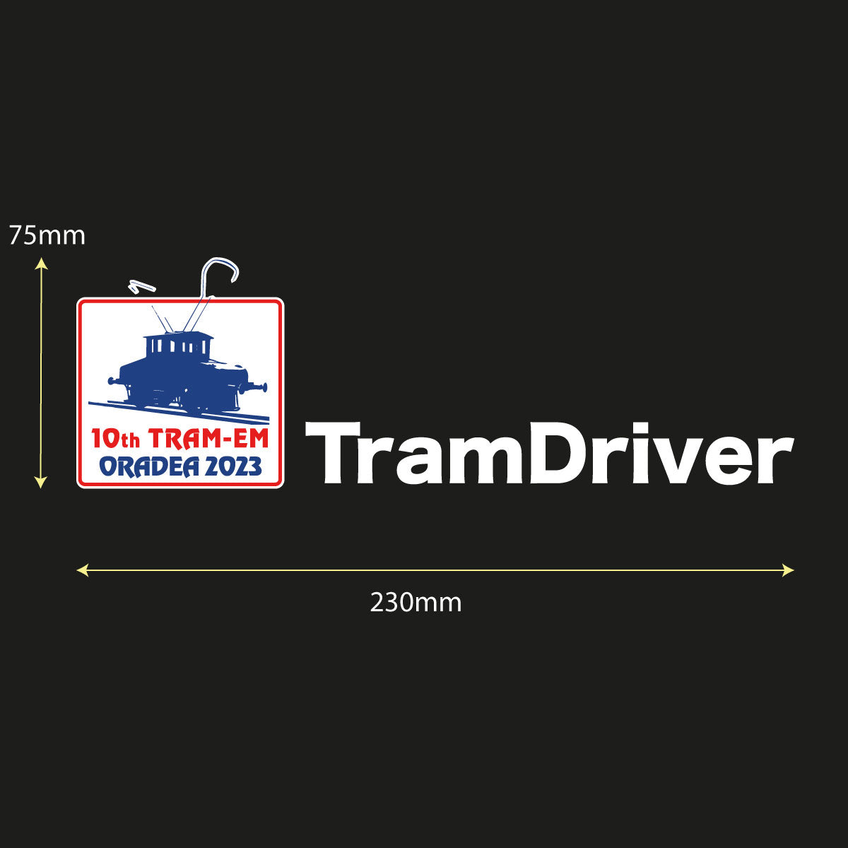 TramDriver TRAM-EM 2023 | Aufkleber Sticker