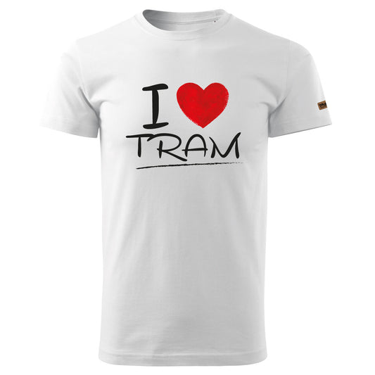 I Love TRAM | Premium Unisex BIO-Shirt | TRAM-EM