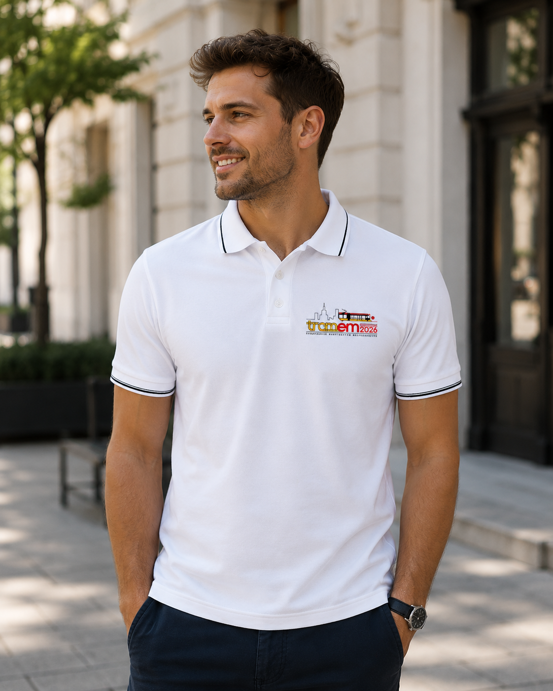 Tram-EM Warschau 2026 | Unisex Poloshirt Perfection Plain