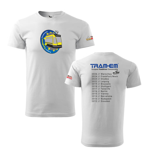 TRAM-EM on Tour Edition Warschau 2026 | Unisex Shirt versch. Farben