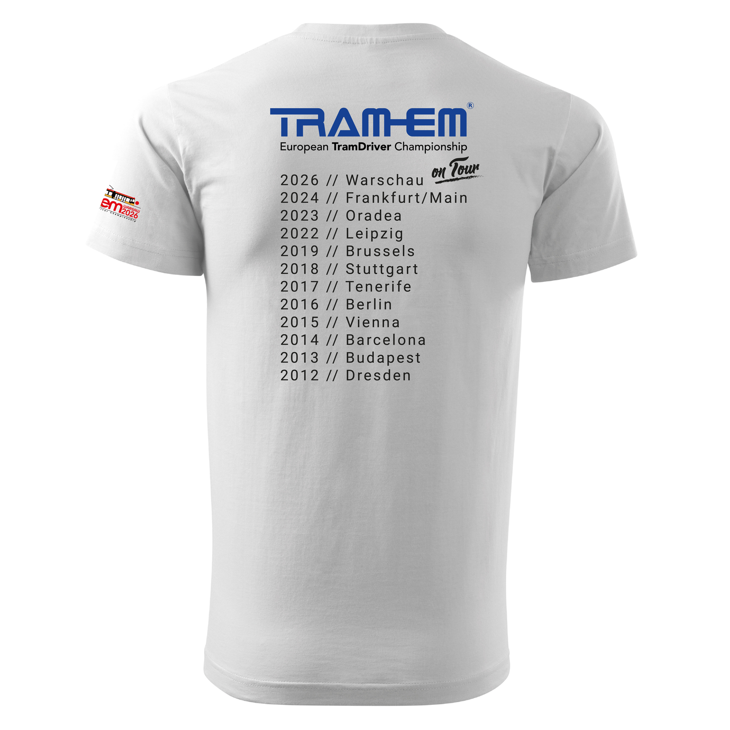 Unisex organic shirt | Tram-EM Driver 