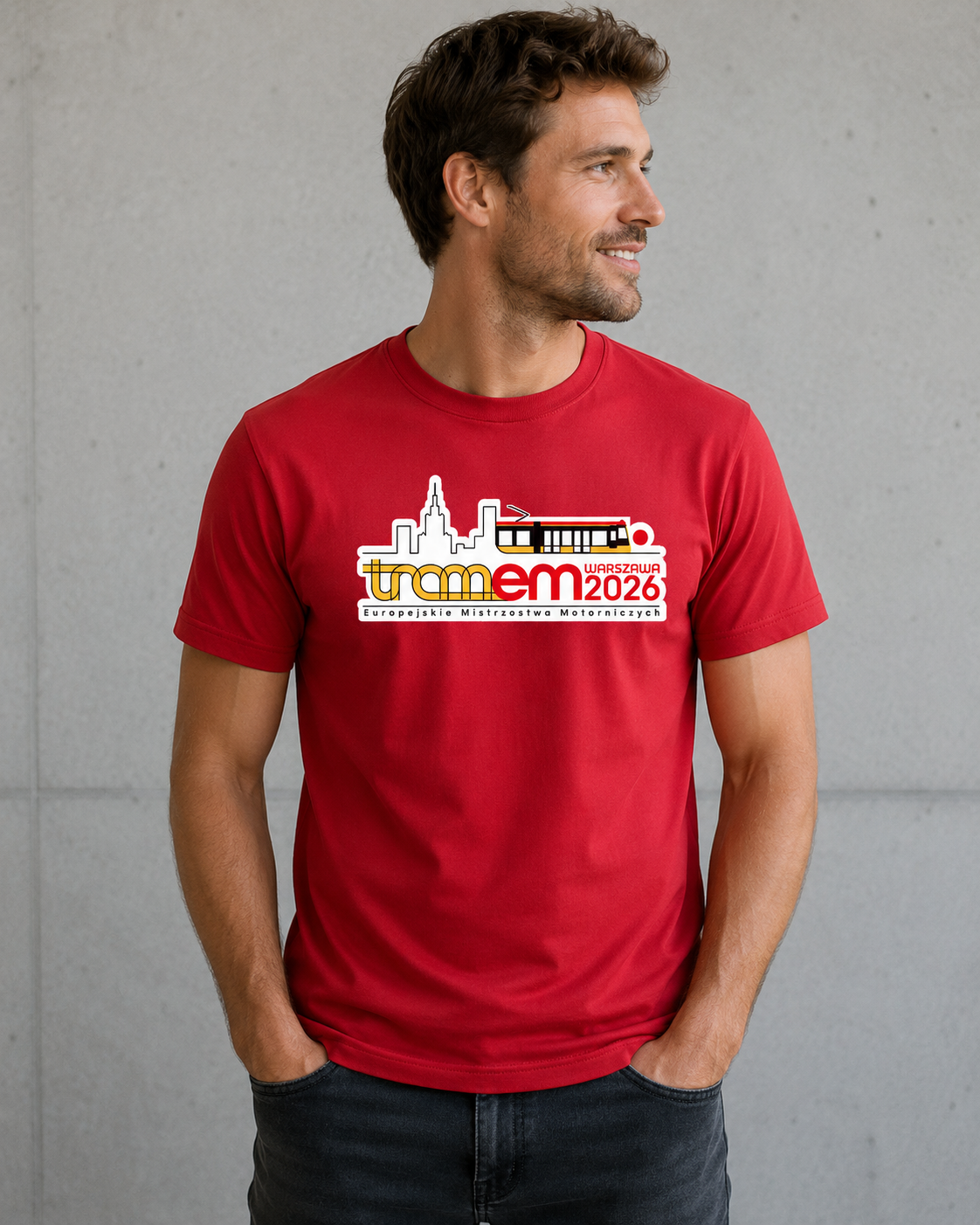 Tram-WM Vienna 2025 | Unisex Basic T-Shirt sky blue 