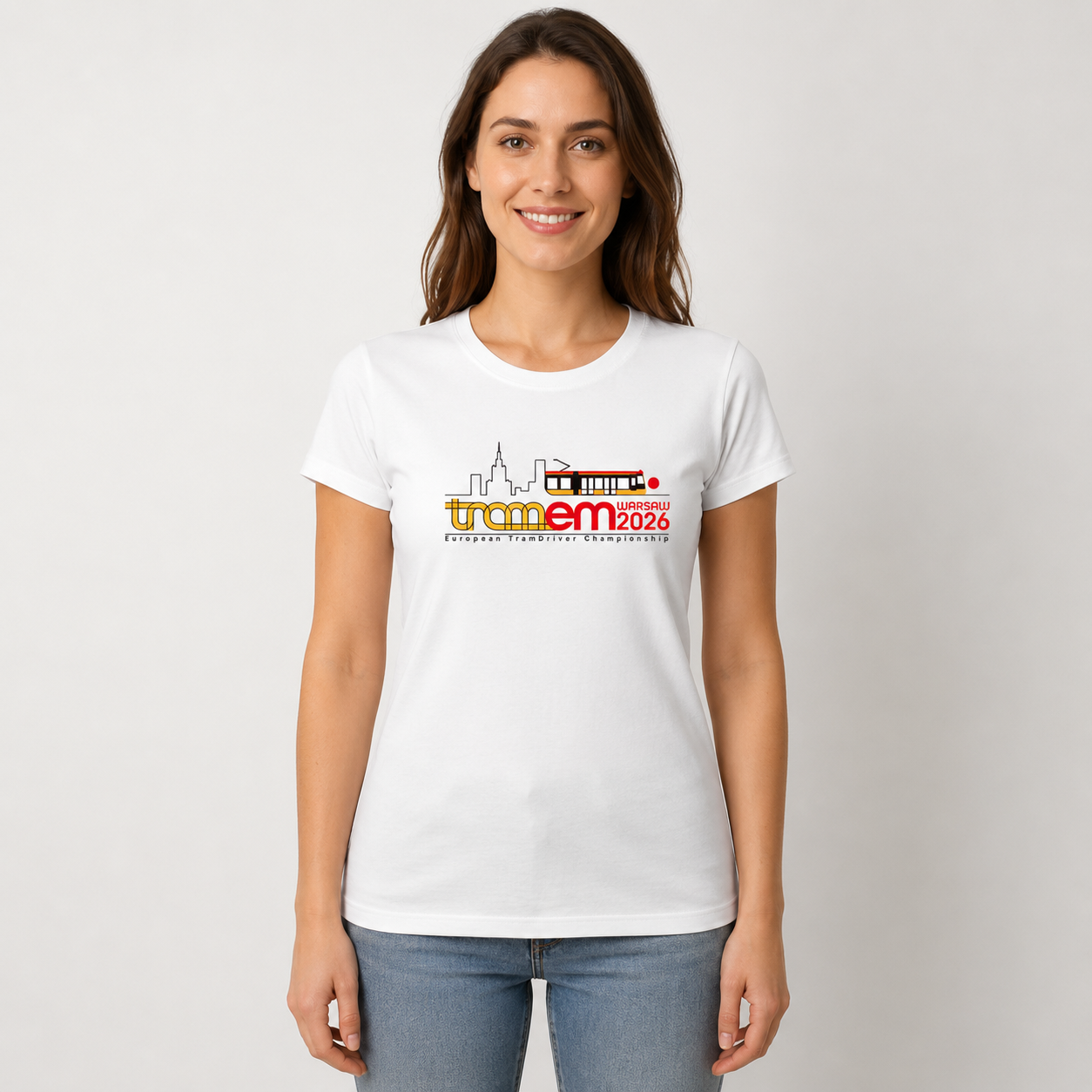 Tram-WM Vienna 2025 | Unisex Basic T-Shirt sky blue 