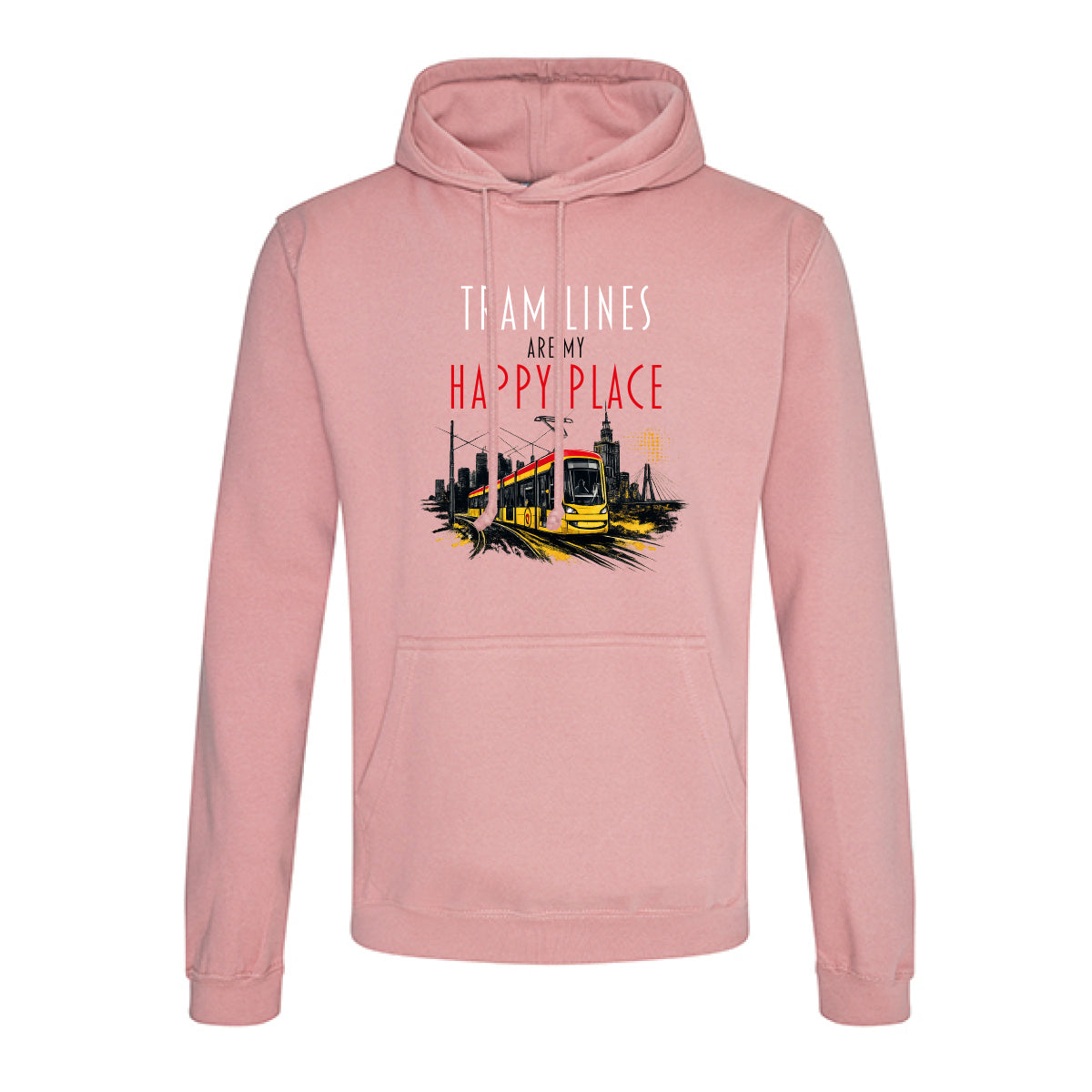 Tram-EM Warschau 2026 | Hoody HAPPY PLACE versch. Farben