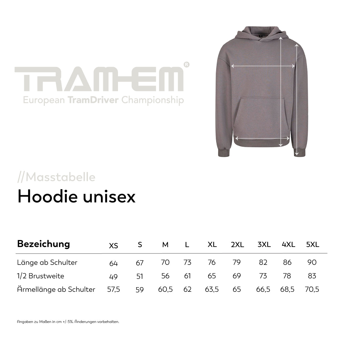 Tram-EM Warschau 2026 | Hoody in verschiedenen Farben
