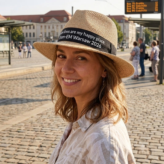 TRAM-EM Warschau 2026 | Sonnenhut mit Druck