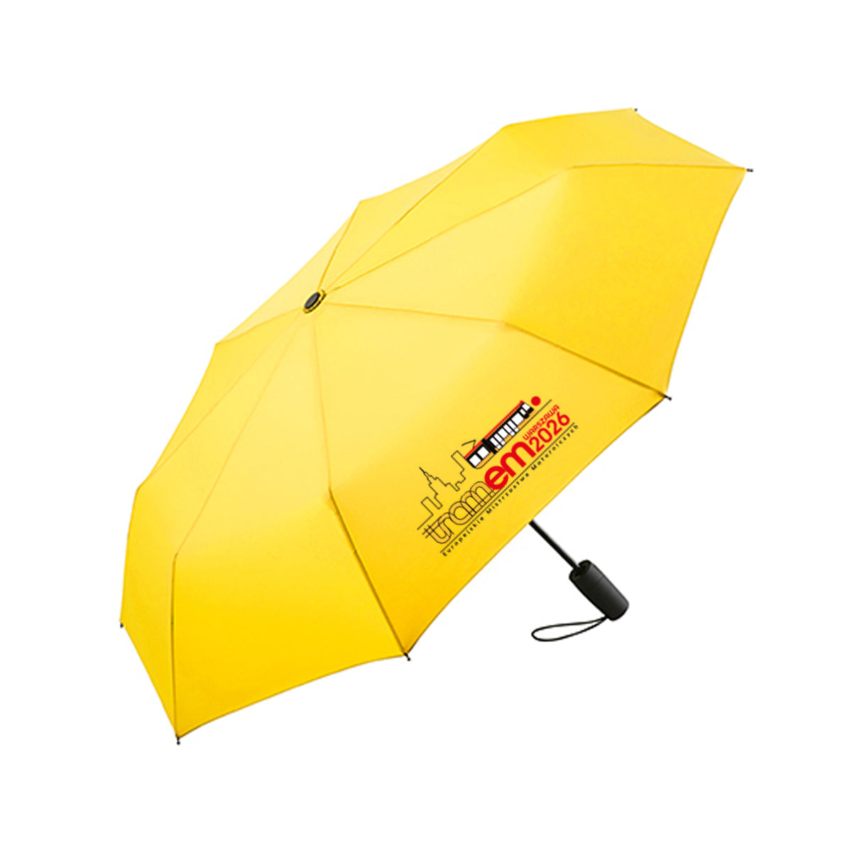 Tram-WM Vienna 2025 | Gray folding umbrella