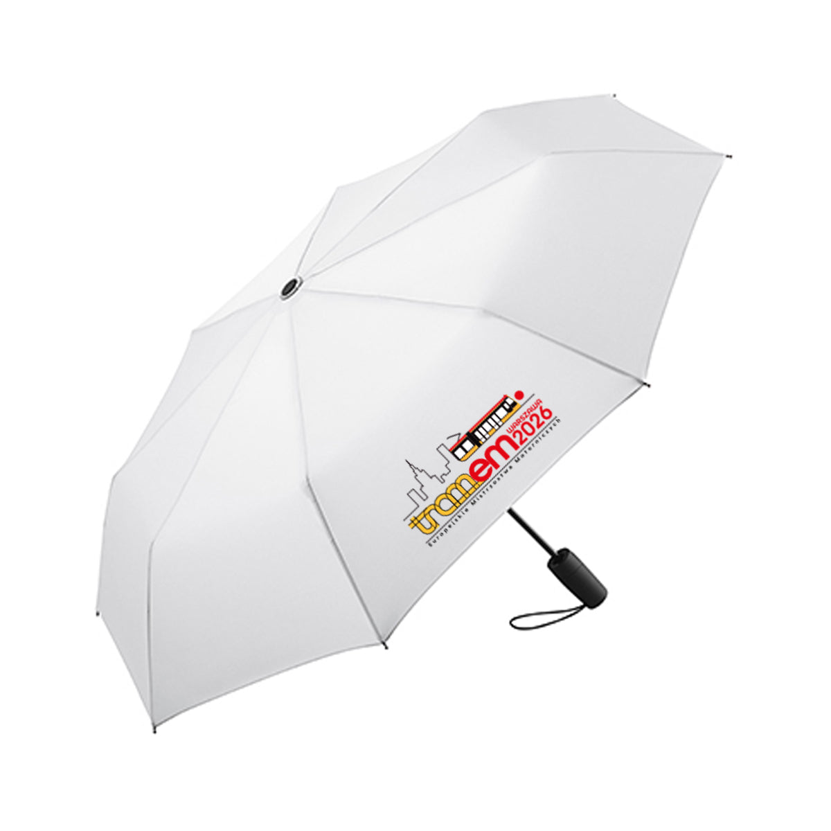 Tram-WM Vienna 2025 | Gray folding umbrella