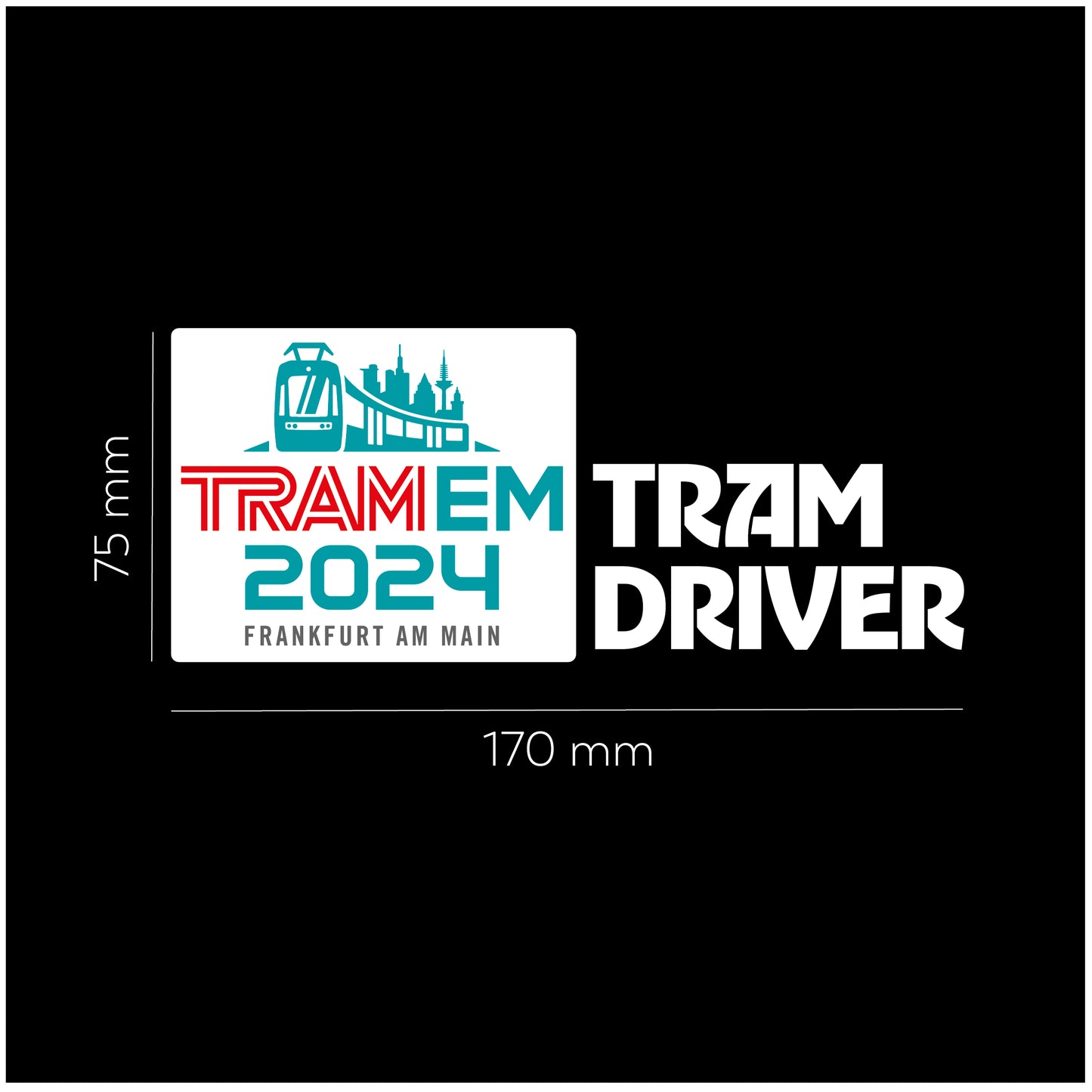 TramDriver TRAM-EM 2024 | Aufkleber Sticker