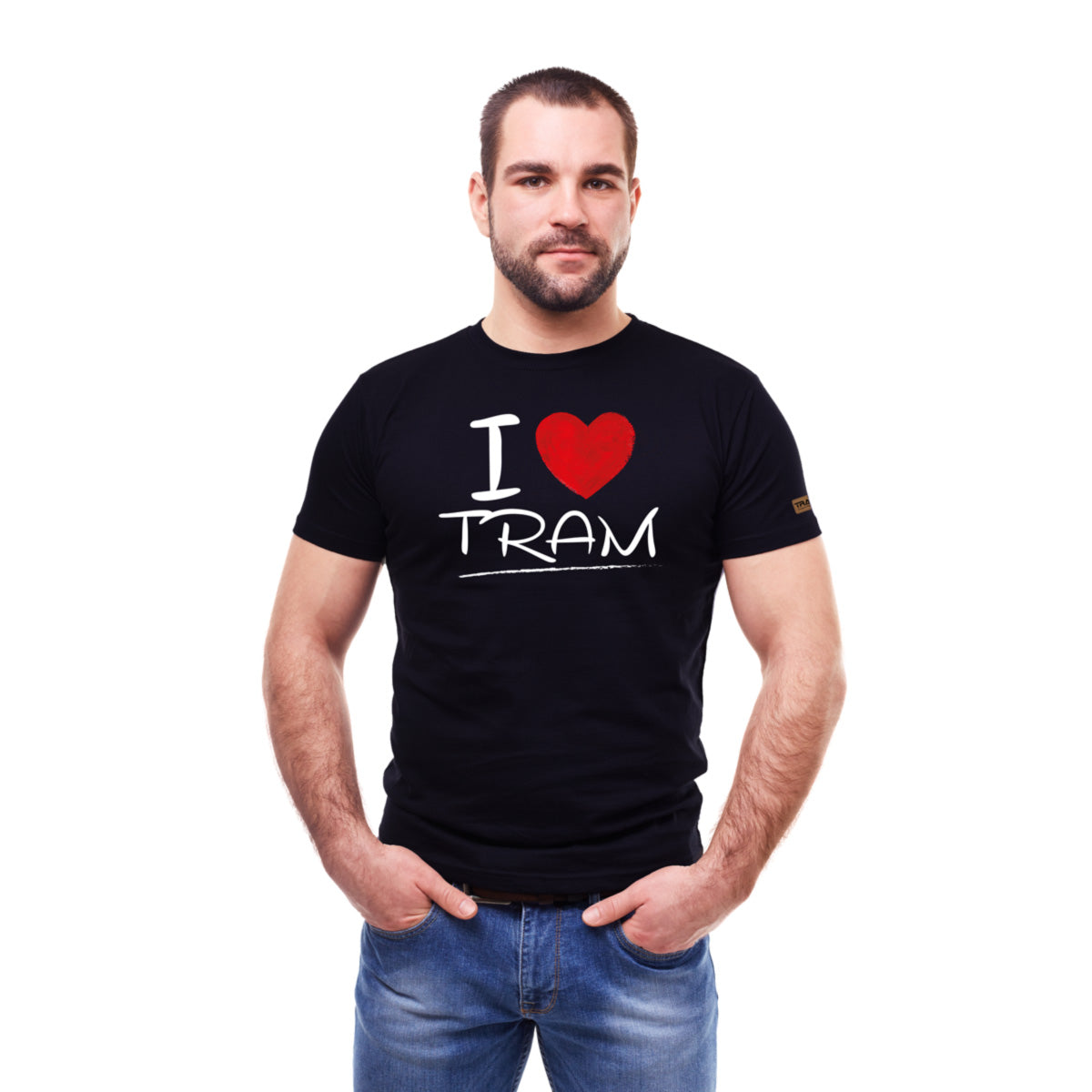 I Love TRAM | Premium Unisex BIO-Shirt | TRAM-EM